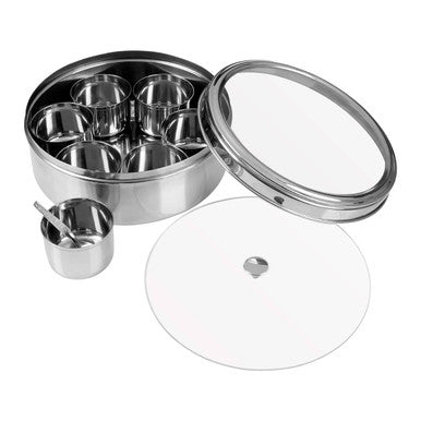 Set of 7 Spice Storage Container with Clear Lid | Syd