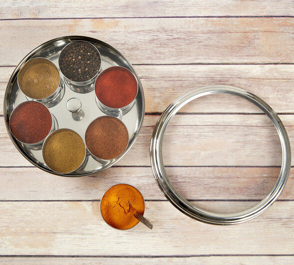 Set of 7 Spice Storage Container with Clear Lid | Syd