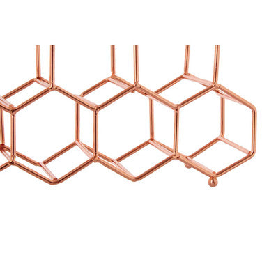 10 Bottle Copper Plated Spice Rack | Vertex