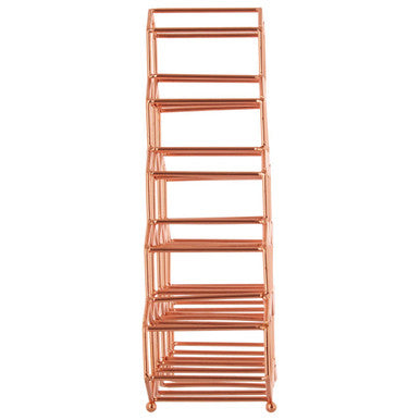 15 Bottle Copper Finish Spice Rack | Vertex
