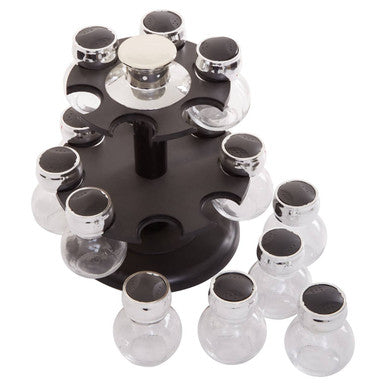 2 Tier 14 Bottle Revolving Spice Rack | Luciano